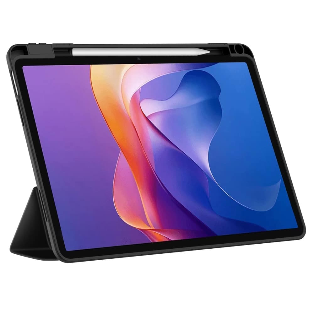 Techsuit - Τρίπτυχη εύκαμπτη (με βάση μολυβιού) - Xiaomi Redmi Pad 2 - Μαύρο 3