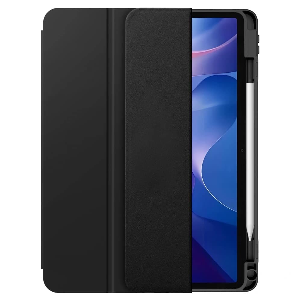 Techsuit - Τρίπτυχη εύκαμπτη (με βάση μολυβιού) - Xiaomi Redmi Pad 2 - Σκούρο μπλε 2