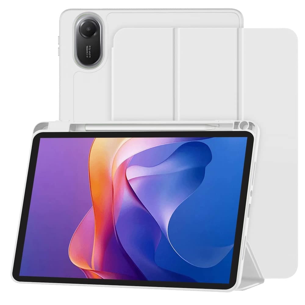 Techsuit - Τρίπτυχη εύκαμπτη (με βάση μολυβιού) - Xiaomi Redmi Pad 2 - Γκρι