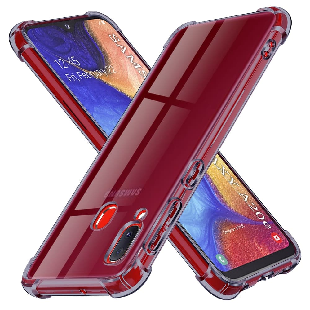 Techsuit Shockproof Clear Silicone - θήκη για Samsung Galaxy A20e - Διάφανο