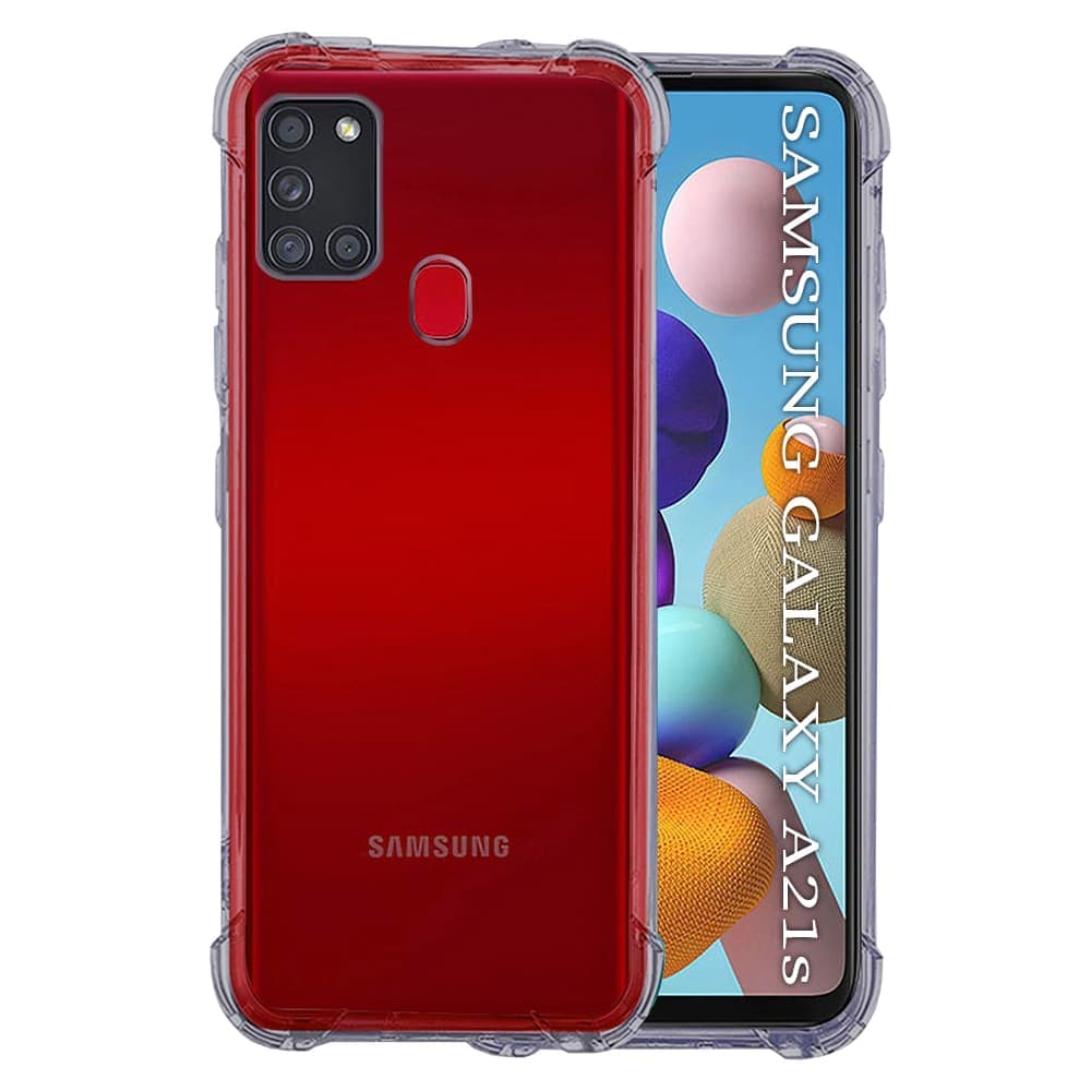 Techsuit Shockproof Clear Silicone - θήκη για Samsung Galaxy A21s - Διάφανο