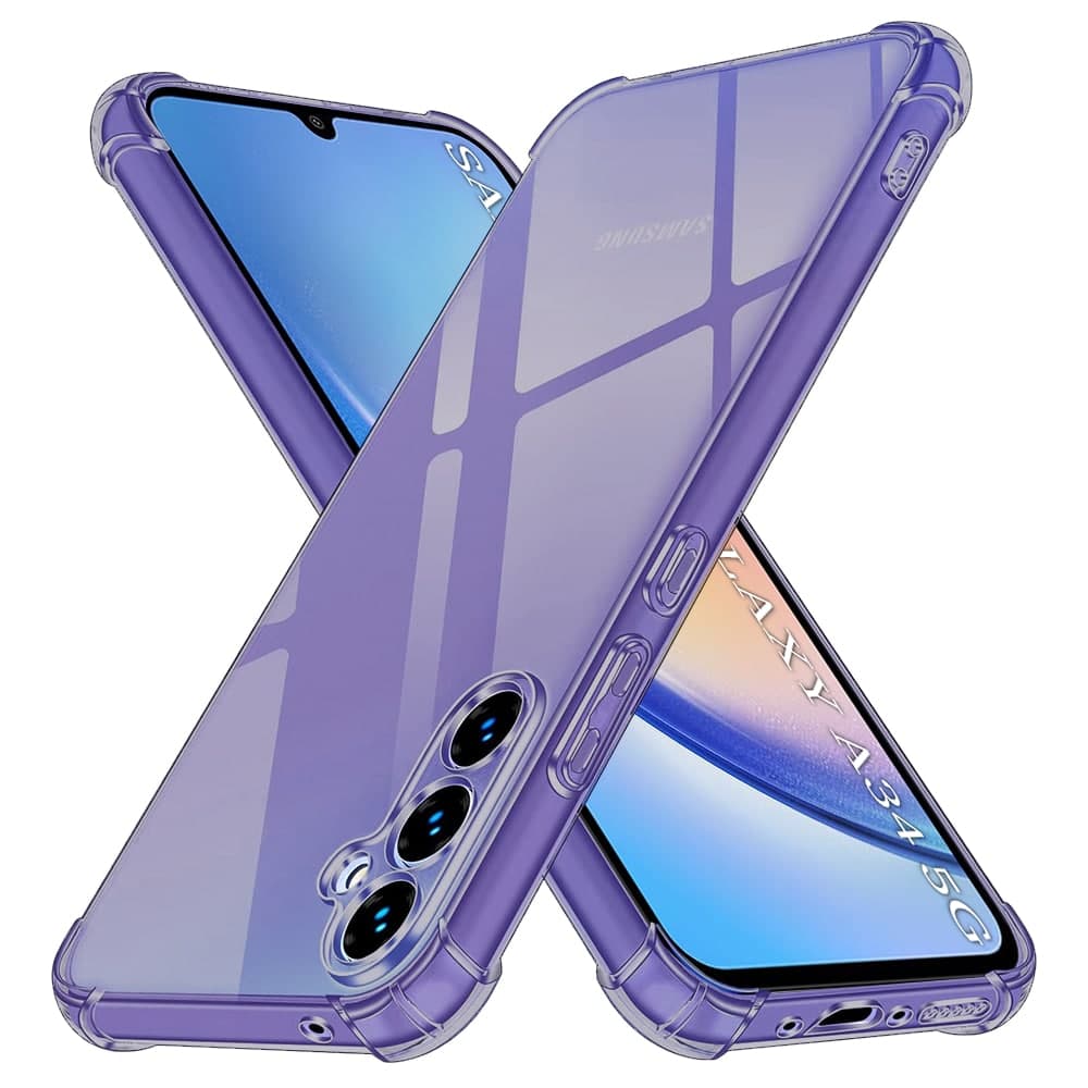 Techsuit Shockproof Clear Silicone - θήκη για Samsung Galaxy A34 - Διάφανο