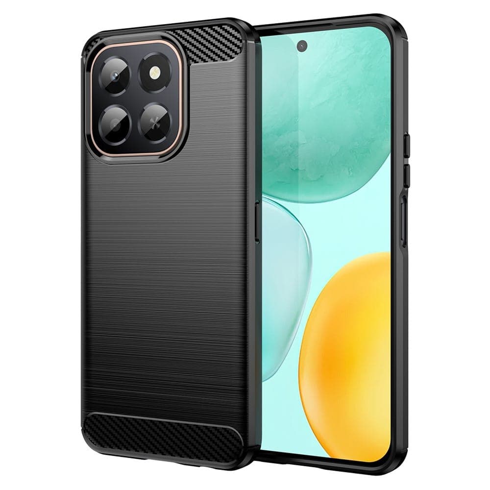 Techsuit Carbon Silicone - θήκη για Honor X6c - Μαύρο