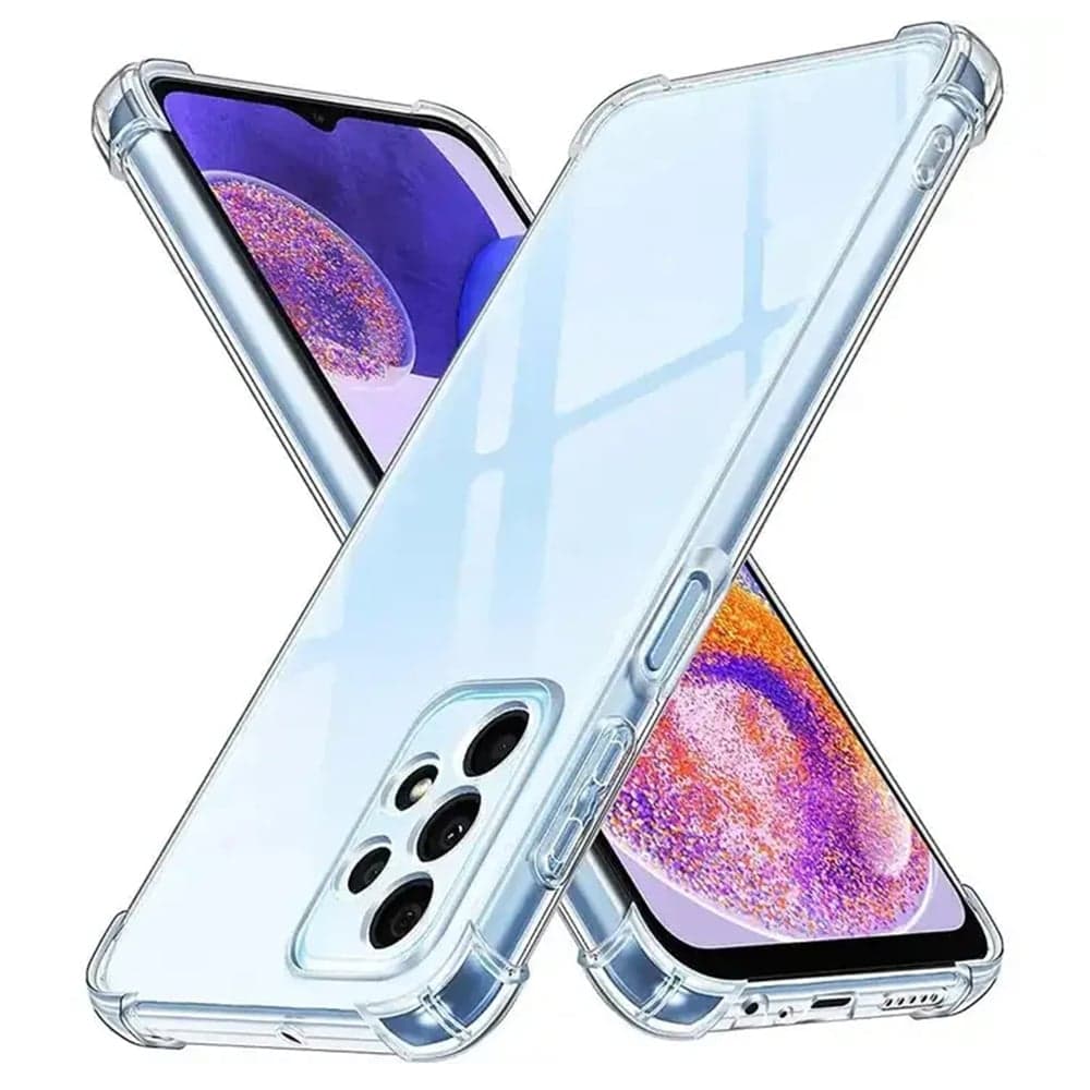 Techsuit Shockproof Clear Silicone - θήκη για Samsung Galaxy A23 - Διάφανο