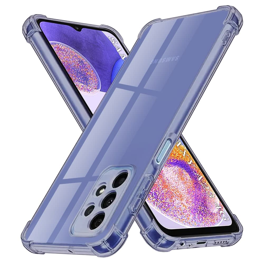 Techsuit Shockproof Clear Silicone - θήκη για Samsung Galaxy A23 - Διάφανο