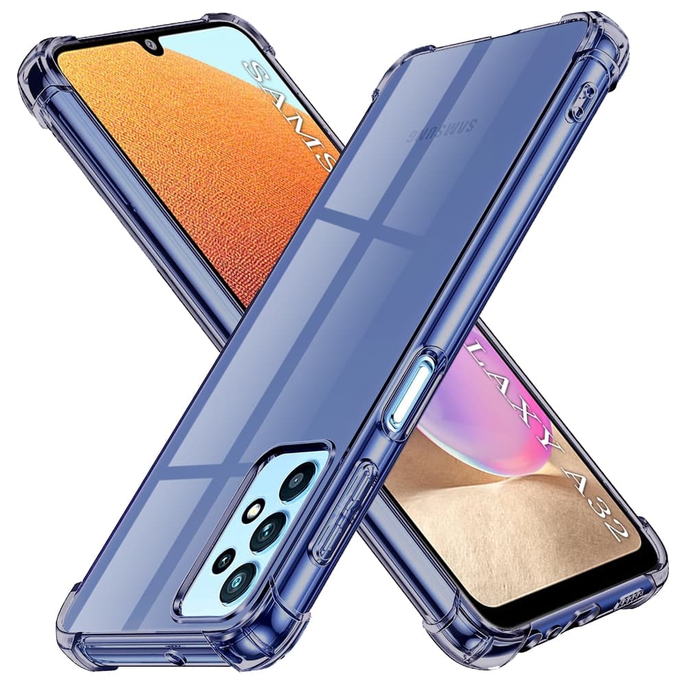 Techsuit Shockproof Clear Silicone - θήκη για Samsung Galaxy A32 - Διάφανο