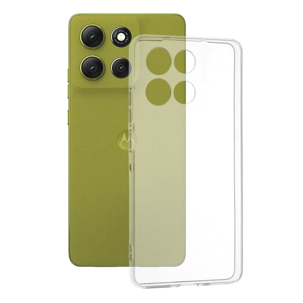 Techsuit Clear Silicone - θήκη για Motorola Moto G86 - Διάφανο