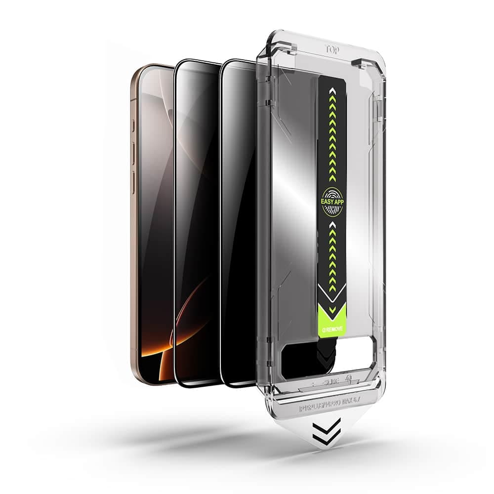 Techsuit - Titanglass Fullcover (2 Pack) - iPhone X / iPhone Xs / iPhone 11 Pro - Privacy 2