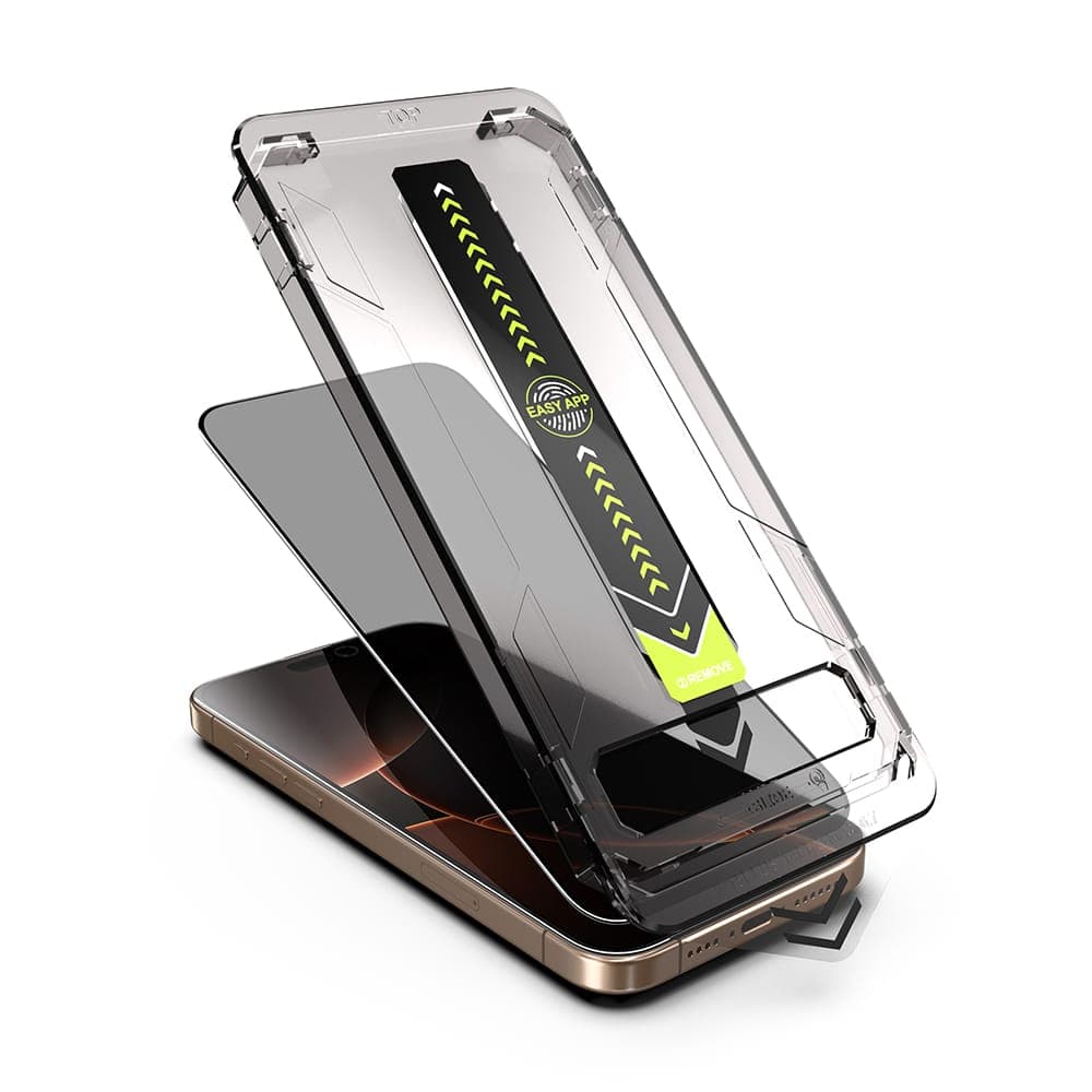 Techsuit - TitanGlass FullCover - iPhone 15 / iPhone 16 - Απόρρητο 4