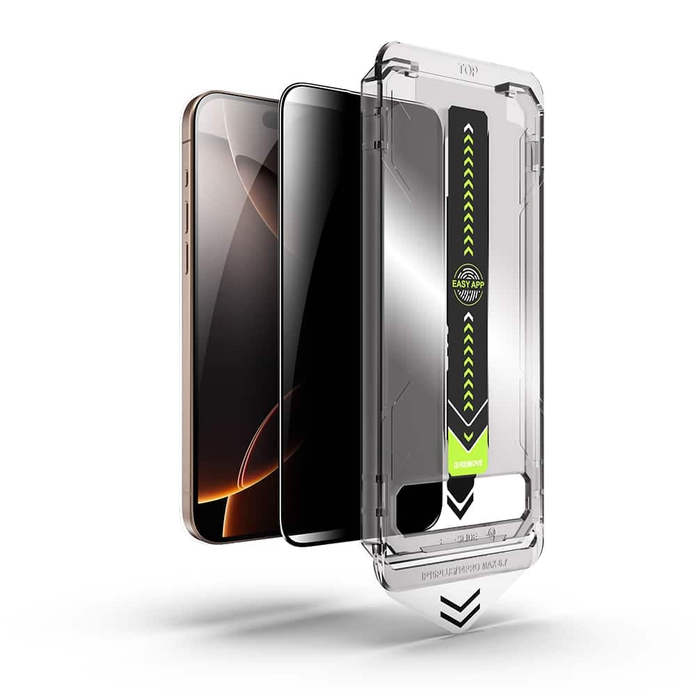 Techsuit - TitanGlass FullCover - iPhone 15 / iPhone 16 - Απόρρητο 2