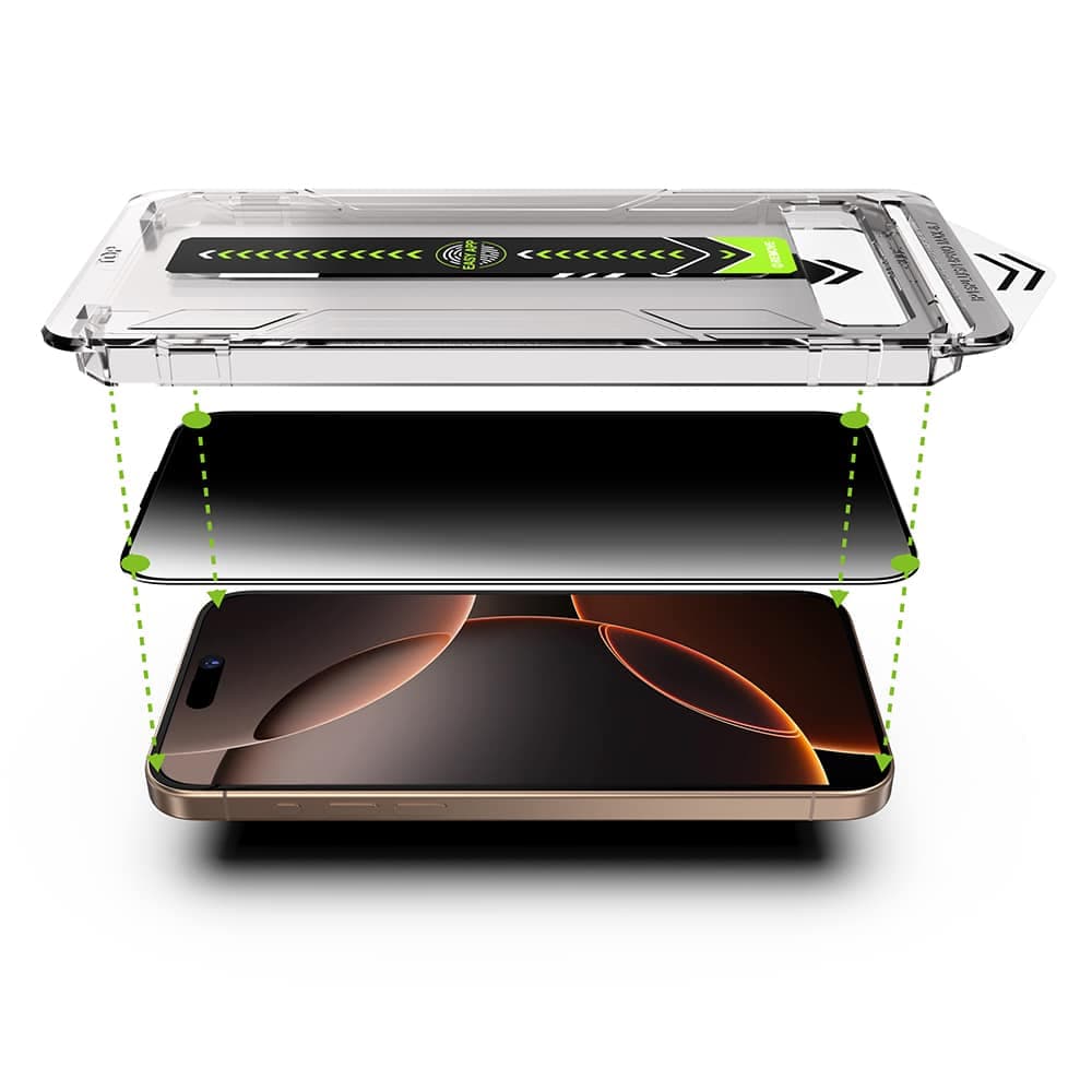 Techsuit - TitanGlass FullCover - iPhone 15 / iPhone 16 - Απόρρητο 6
