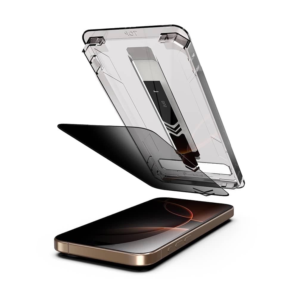 Techsuit - TitanGlass FullCover - iPhone 15 / iPhone 16 - Απόρρητο 5