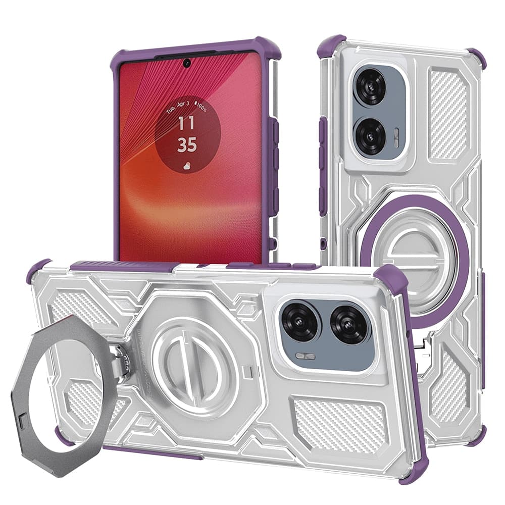 Techsuit Carbon Shield PRO - θήκη για Motorola Edge 50 Fusion - Πολύχρωμο