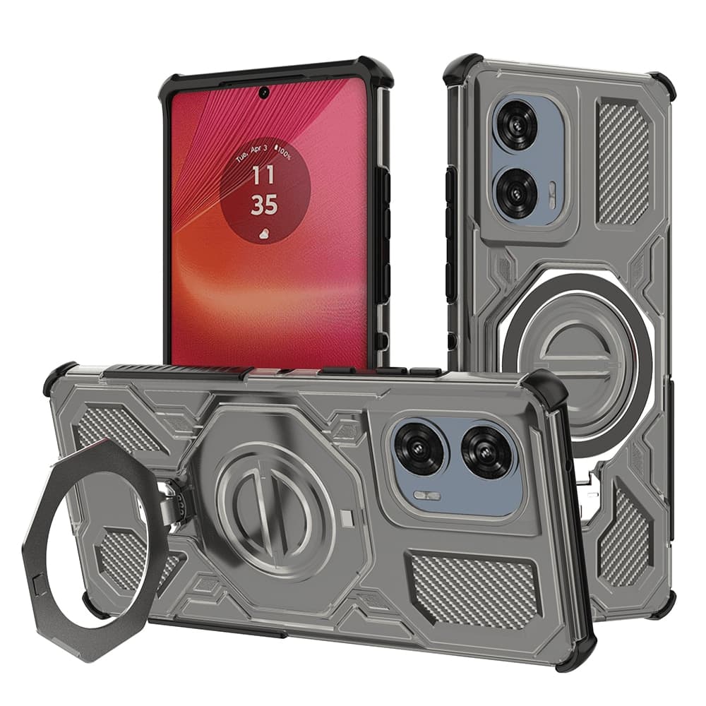 Techsuit Carbon Shield PRO - θήκη για Motorola Edge 50 Fusion - Μαύρο