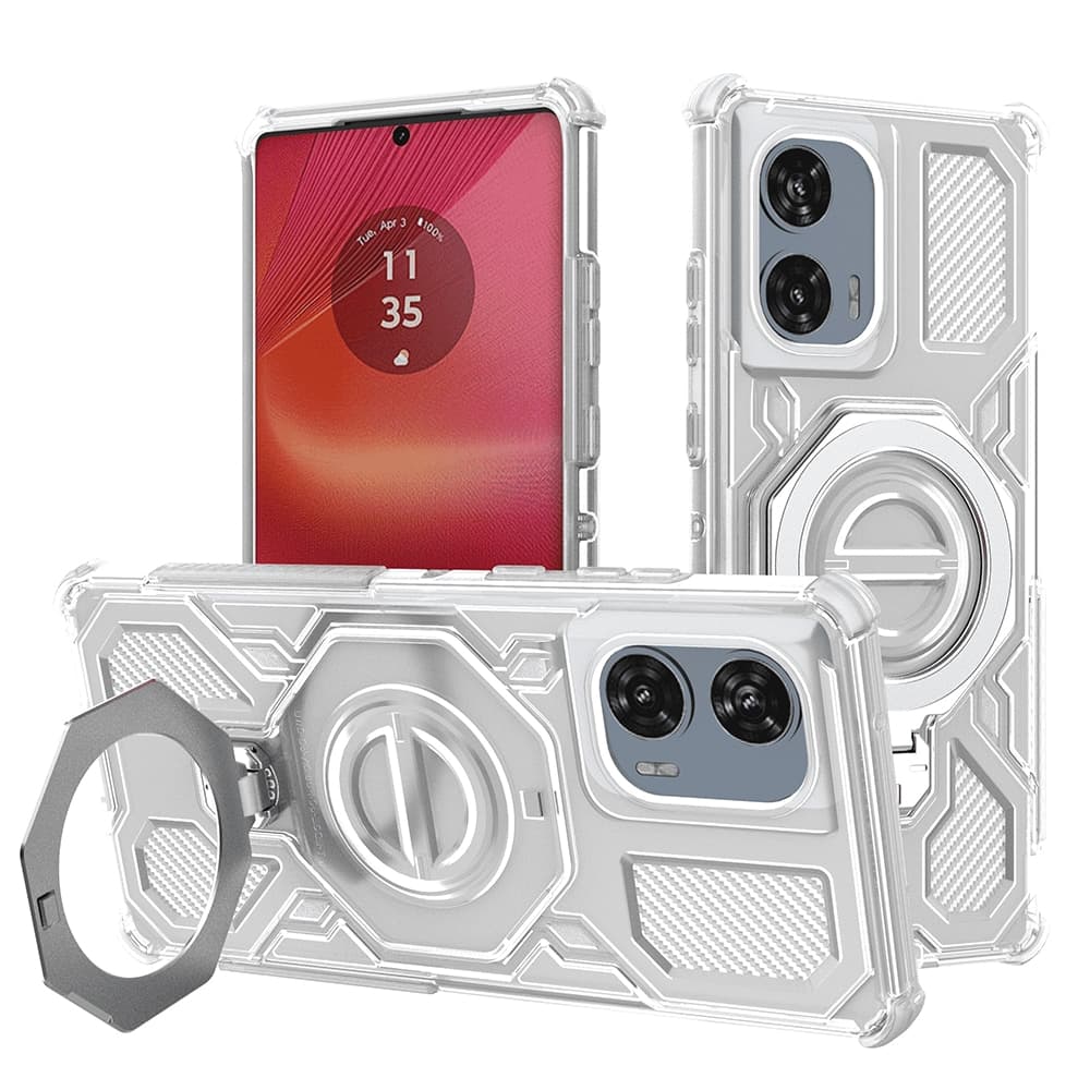 Techsuit Carbon Shield PRO - θήκη για Motorola Edge 50 Fusion - Διάφανο