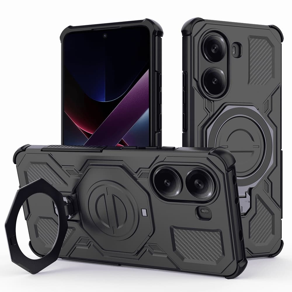 Techsuit Carbon Shield PRO - θήκη για Xiaomi Poco X7 Pro - Μαύρο