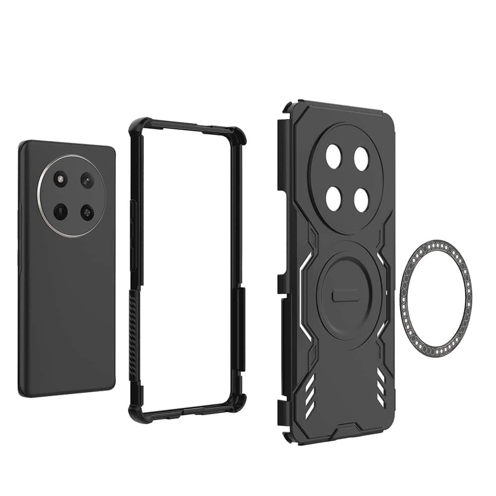 Techsuit ArmorMag - θήκη για Honor Magic7 Lite / X9c - Μαύρο 5