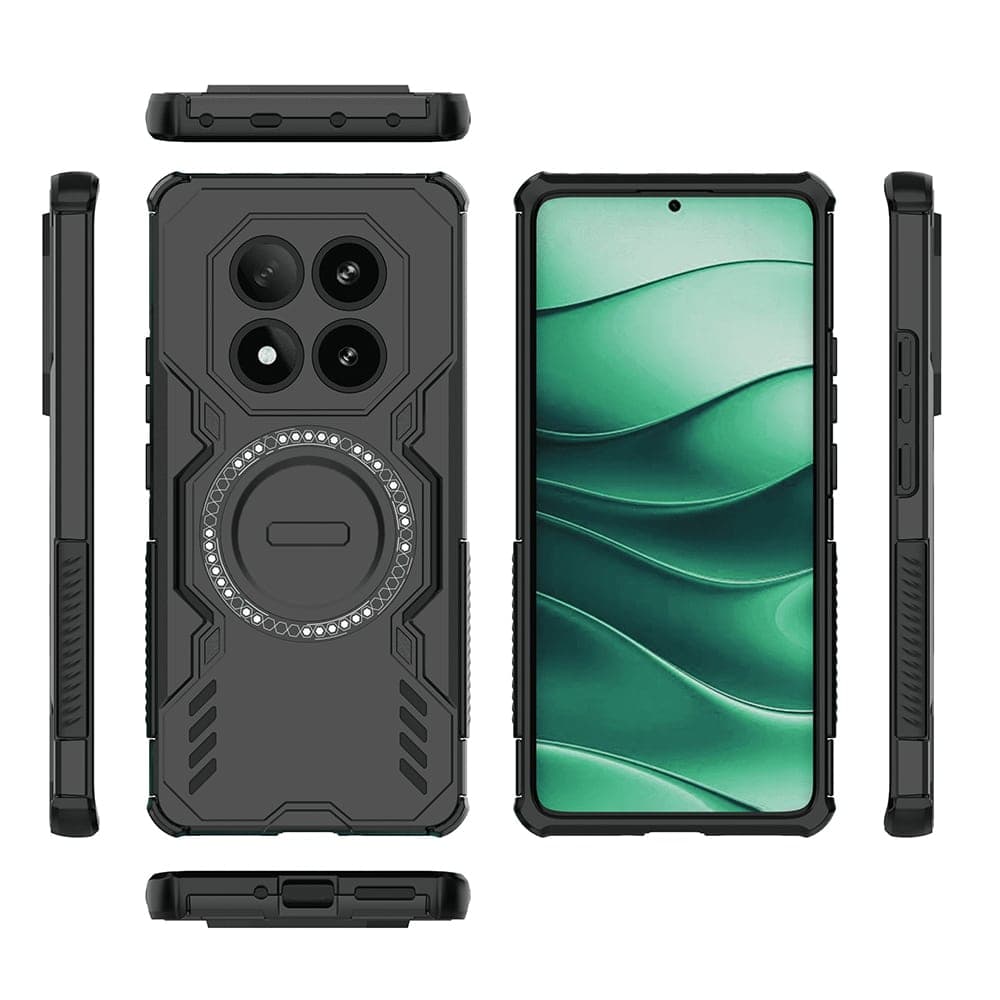 Techsuit ArmorMag - θήκη για Xiaomi Redmi Note 14 Pro / Poco X7 - Μαύρο 4
