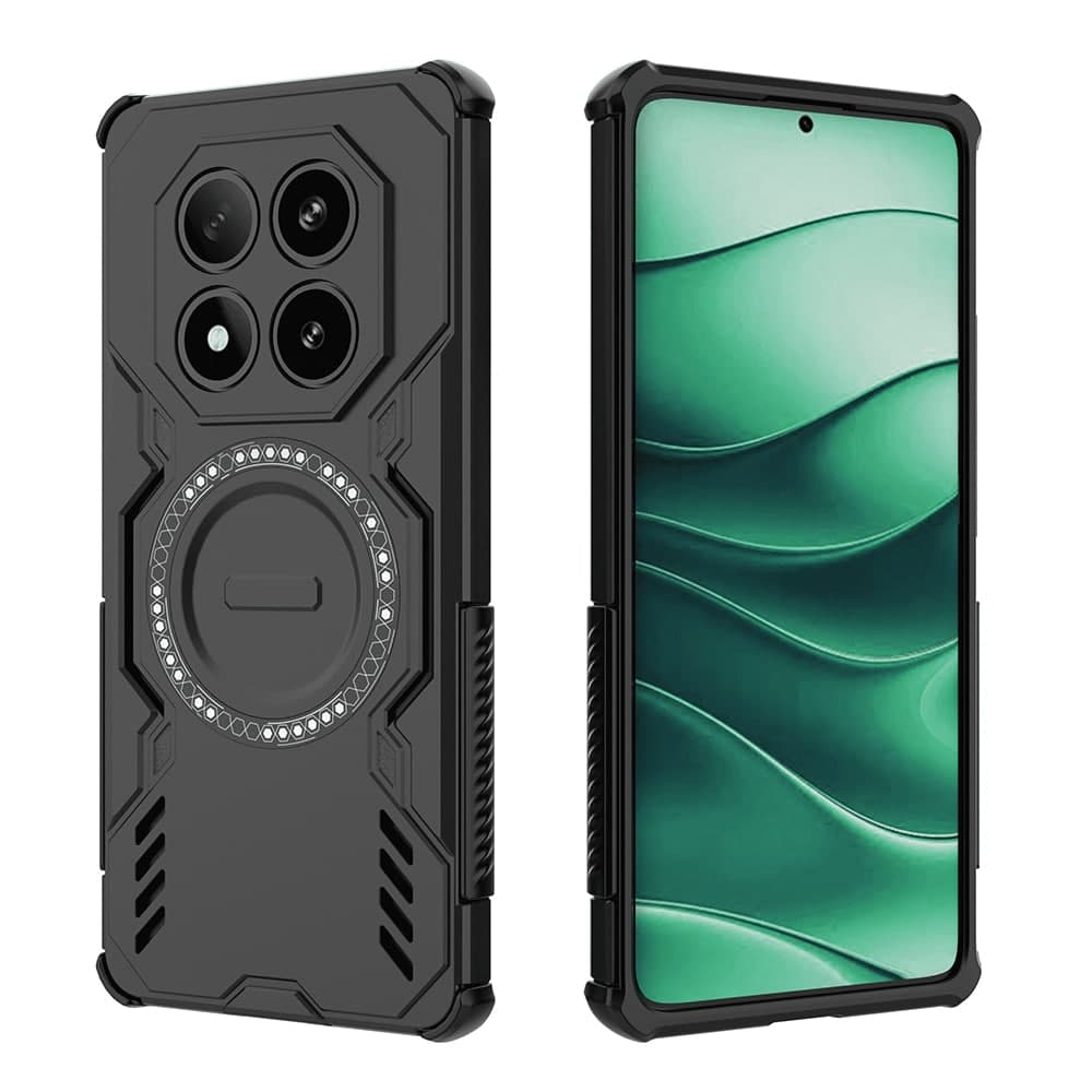 Techsuit ArmorMag - θήκη για Xiaomi Redmi Note 14 Pro / Poco X7 - Μαύρο 2