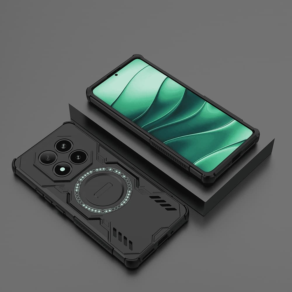 Techsuit ArmorMag - θήκη για Xiaomi Redmi Note 14 Pro / Poco X7 - Μαύρο 6