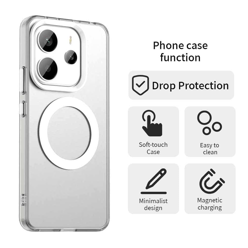 Techsuit CandyCase MagSafe - θήκη για Xiaomi Redmi Note 14 4G - Λευκό 5