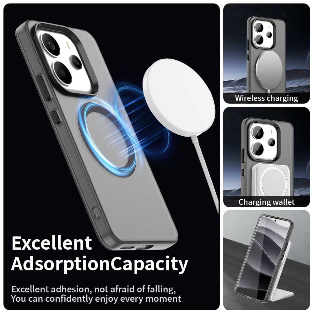 Techsuit CandyCase MagSafe - θήκη για Xiaomi Redmi Note 14 4G - Μαύρο 3