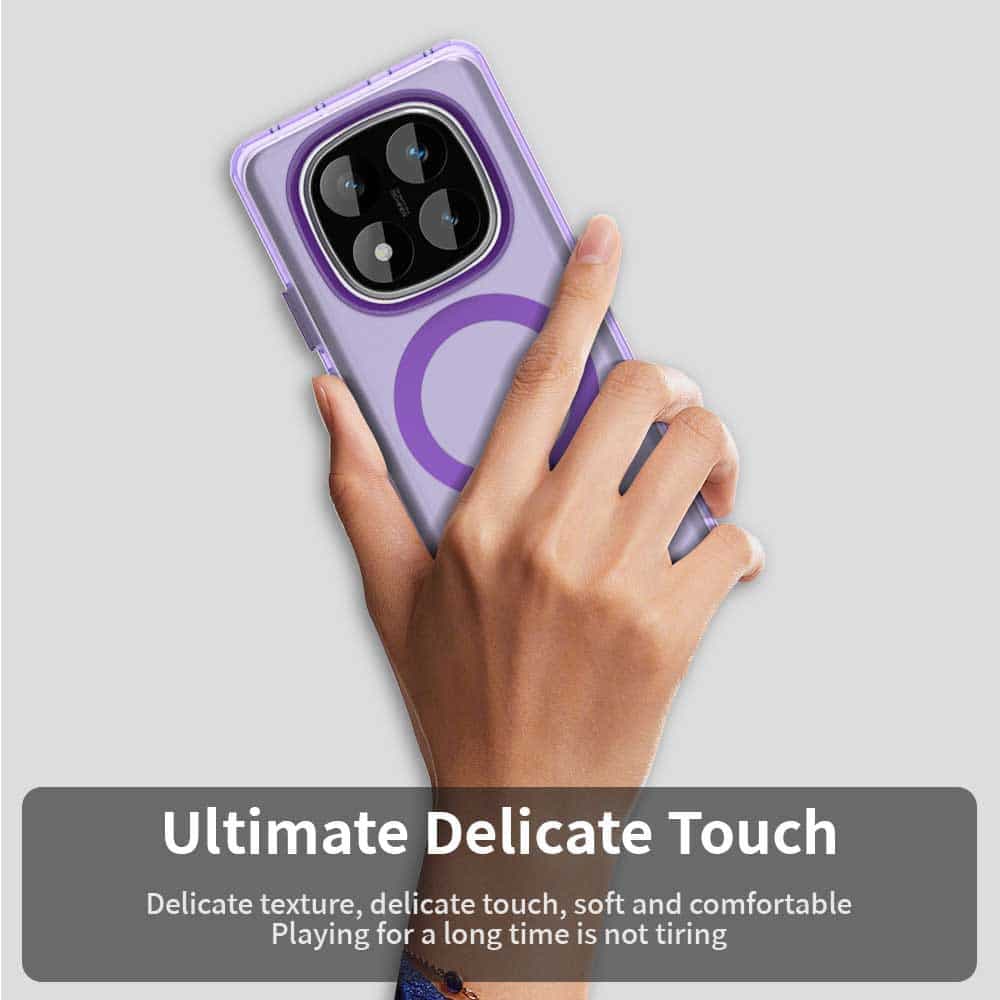 Techsuit CandyCase MagSafe - θήκη για Xiaomi Redmi Note 14 Pro 4G - Μωβ 4