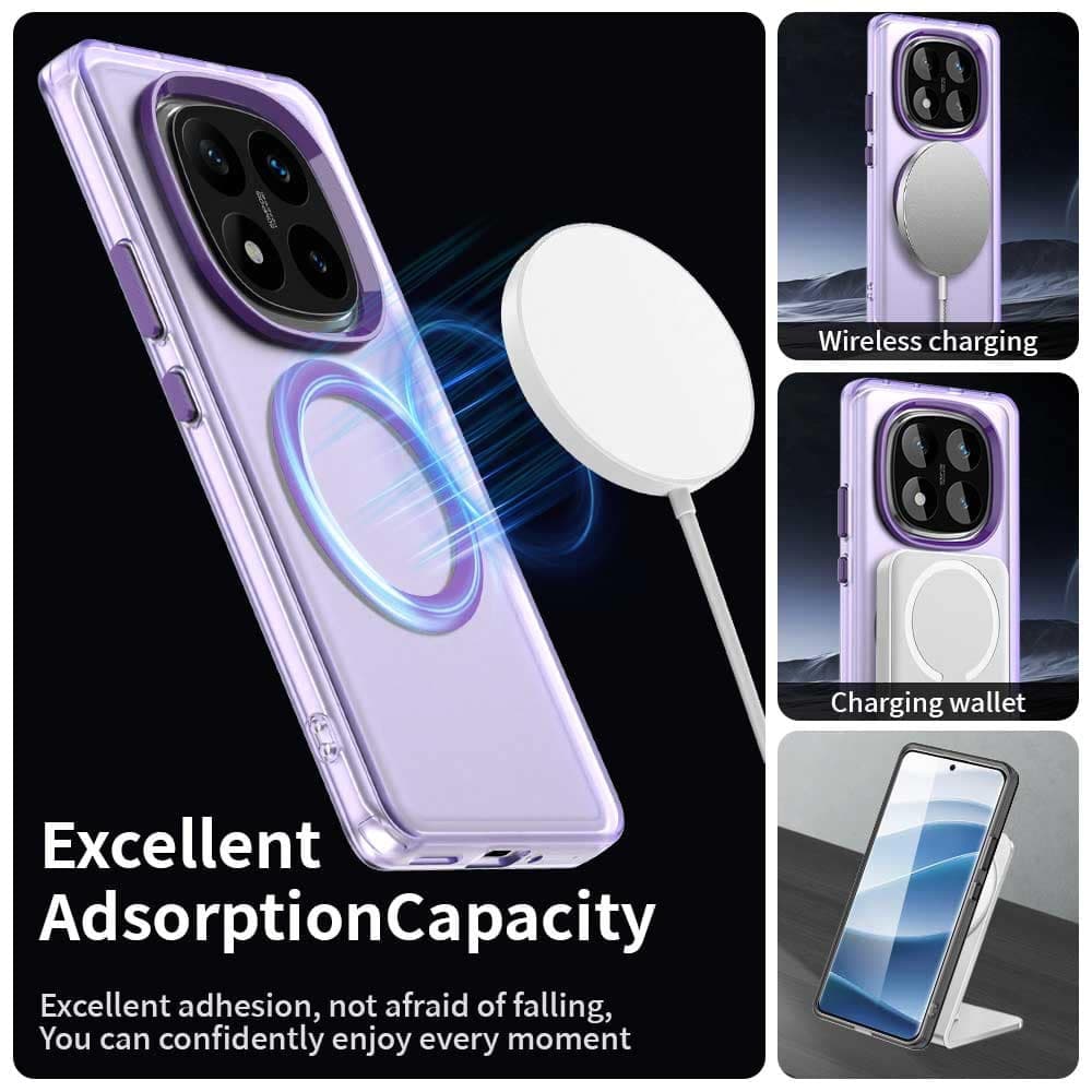 Techsuit CandyCase MagSafe - θήκη για Xiaomi Redmi Note 14 Pro 4G - Μωβ 2