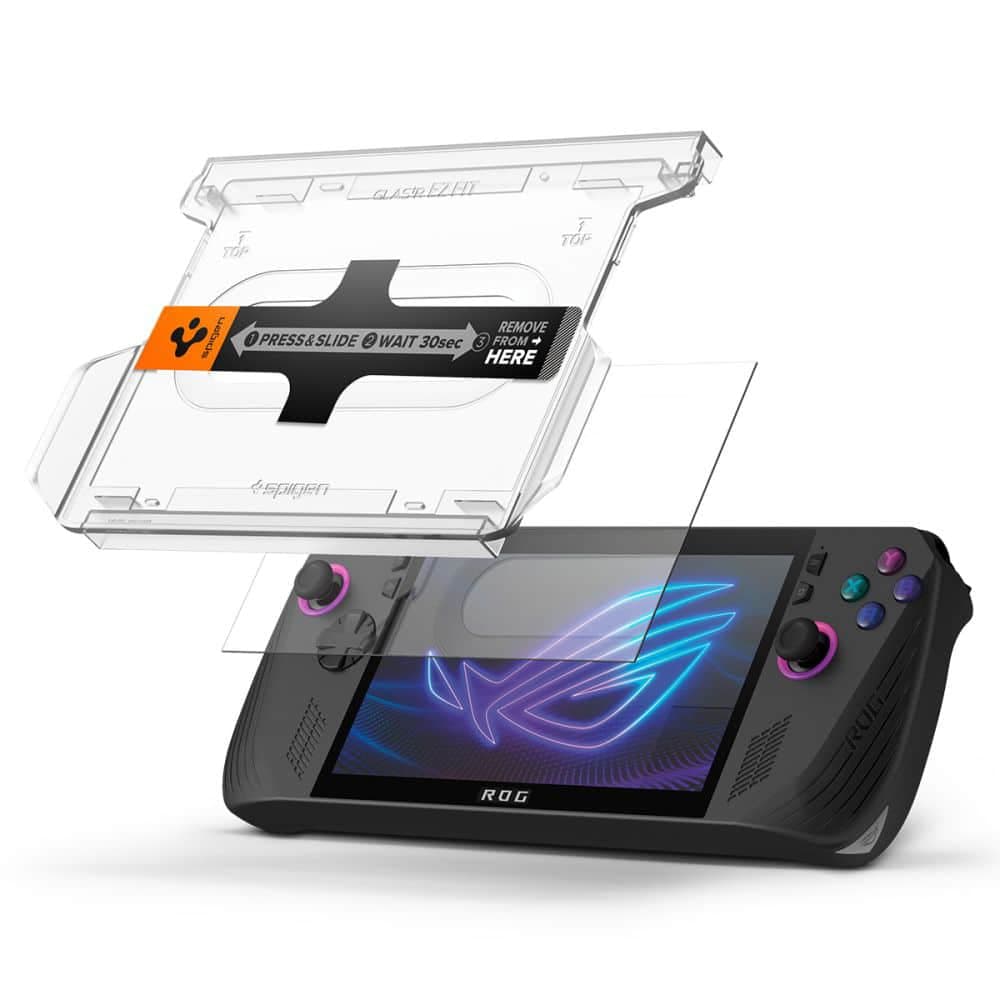 Spigen - Glas.tr Ez-Fit (2 Pack) - Asus Rog Ally X - Clear 6