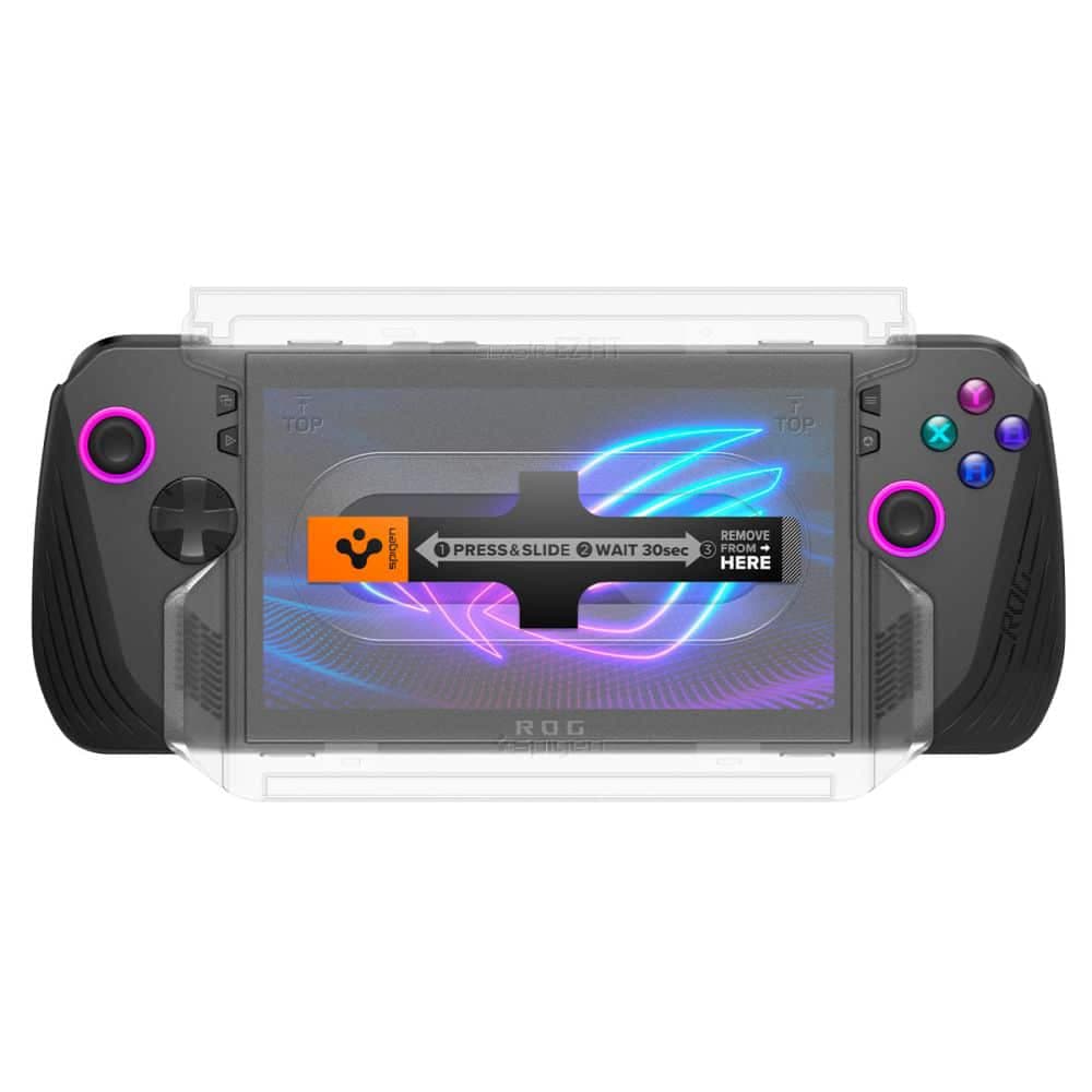 Spigen - Glas.tr Ez-Fit (2 Pack) - Asus Rog Ally X - Clear 3