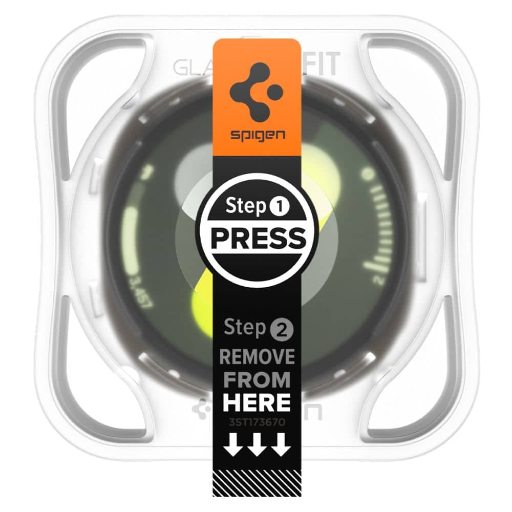 Spigen - Glas.tr Ez Fit (2 Pack) - Samsung Galaxy Watch8 40mm - Clear 4