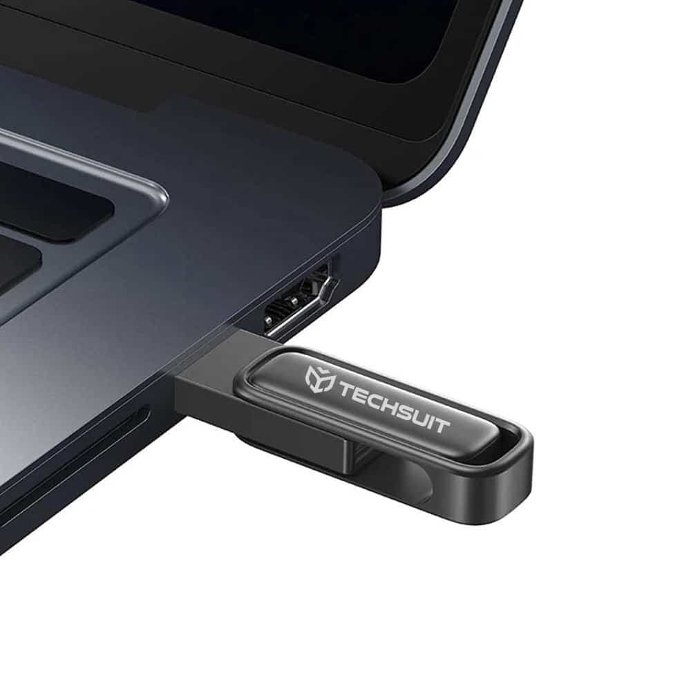 Techsuit - Memory Stick Thsm33 (thsm334256) - USB 3.0 Flashdrive, 256gb, Zinc Alloy, Read 80m/s, Write 18m/s - Tarnish 5