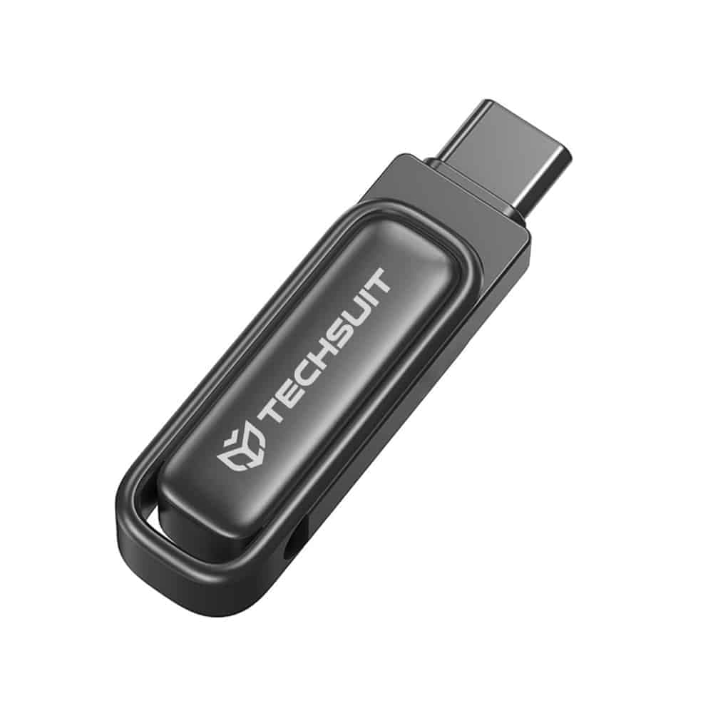 Techsuit - Memory Stick Thsm34 (thsm349256) - Dual-Interface USB 3.2, Type-C Flashdrive, 256gb, 25m/s, 100m/s - Tarnish 2