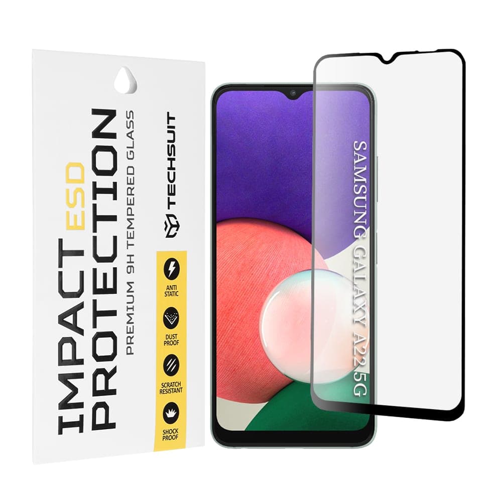 Techsuit - Esd Glass - Samsung Galaxy A22 5g - Black