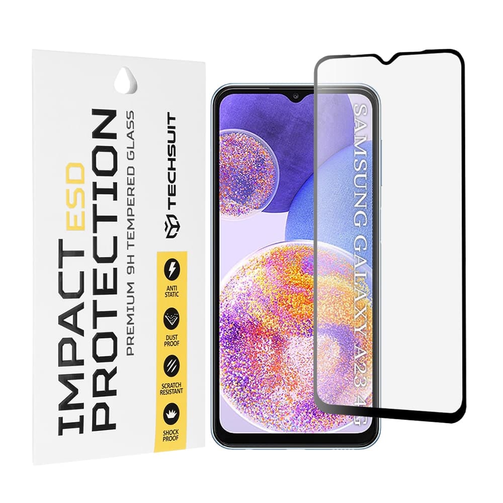 Techsuit - Esd Glass - Samsung Galaxy A23 4g / A23 5g / M23 / F23 / M33 / A13 4g / M13 / F13 - Black