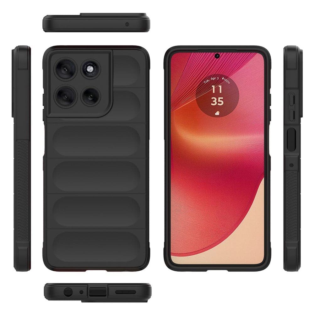 Techsuit Magic Shield - θήκη για Motorola Moto G56 - Μαύρο 2