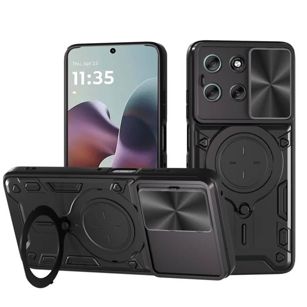 Techsuit CamGuard Pro - θήκη για Motorola Moto G56 - Μαύρο