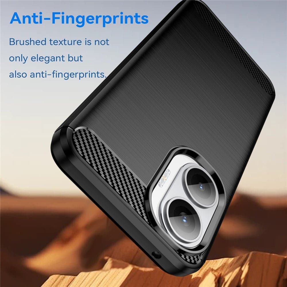 Techsuit Carbon Silicone - θήκη για Xiaomi Poco F7 - Μαύρο 3