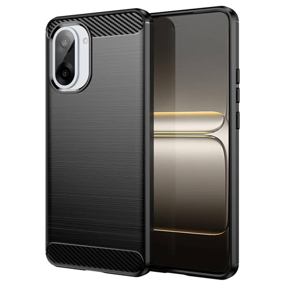 Techsuit Carbon Silicone - θήκη για Oneplus Nord CE5 - Μαύρο