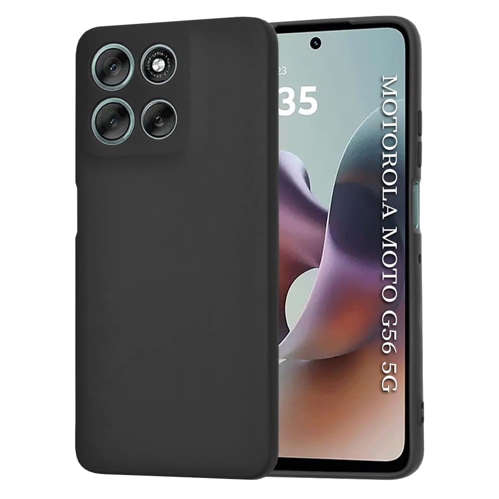 Techsuit SoftFlex - θήκη για Motorola Moto G56 - Μαύρο
