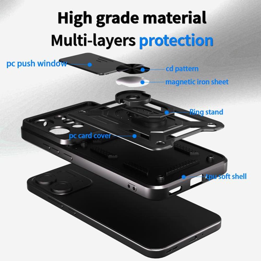 Techsuit CamShield Series - θήκη για Oppo Reno14 F - Μαύρο 2