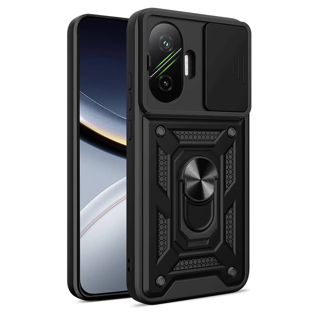Techsuit CamShield Series - θήκη για Xiaomi Poco F7 - Μαύρο