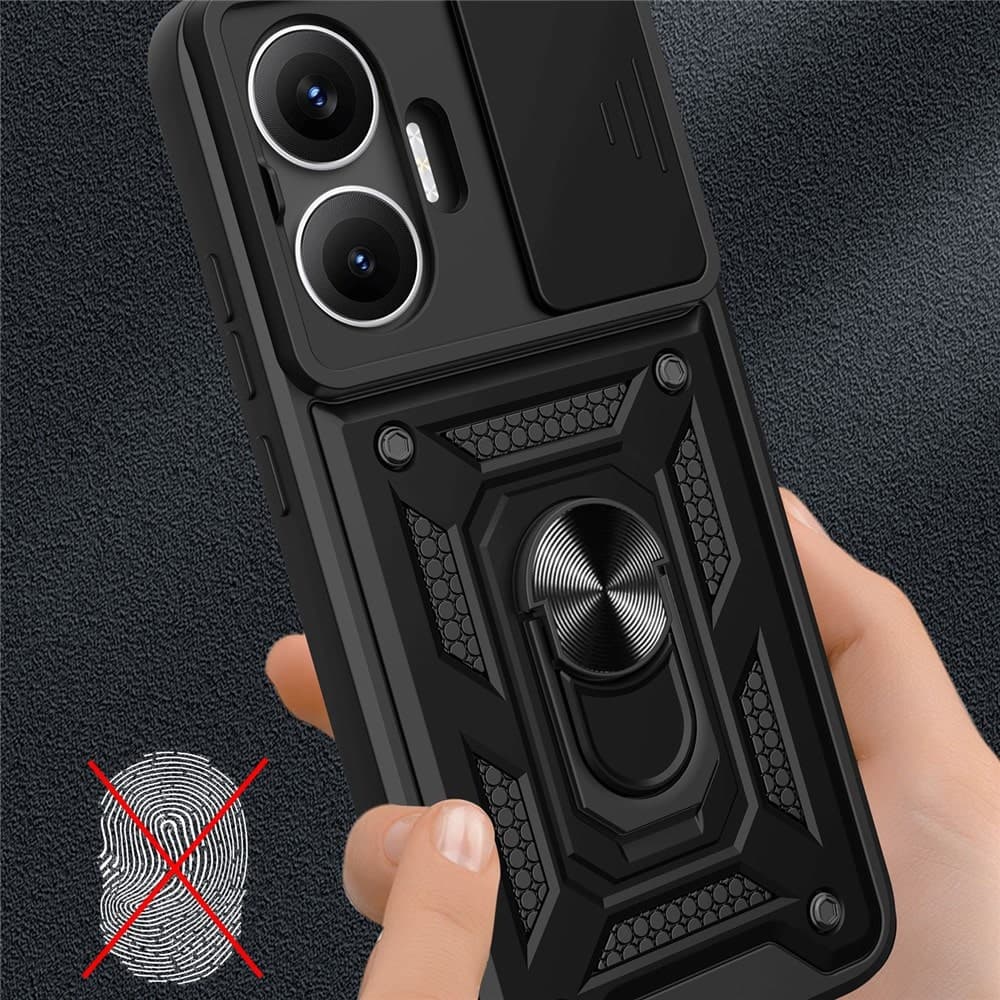 Techsuit CamShield Series - θήκη για Xiaomi Poco F7 - Μαύρο 4