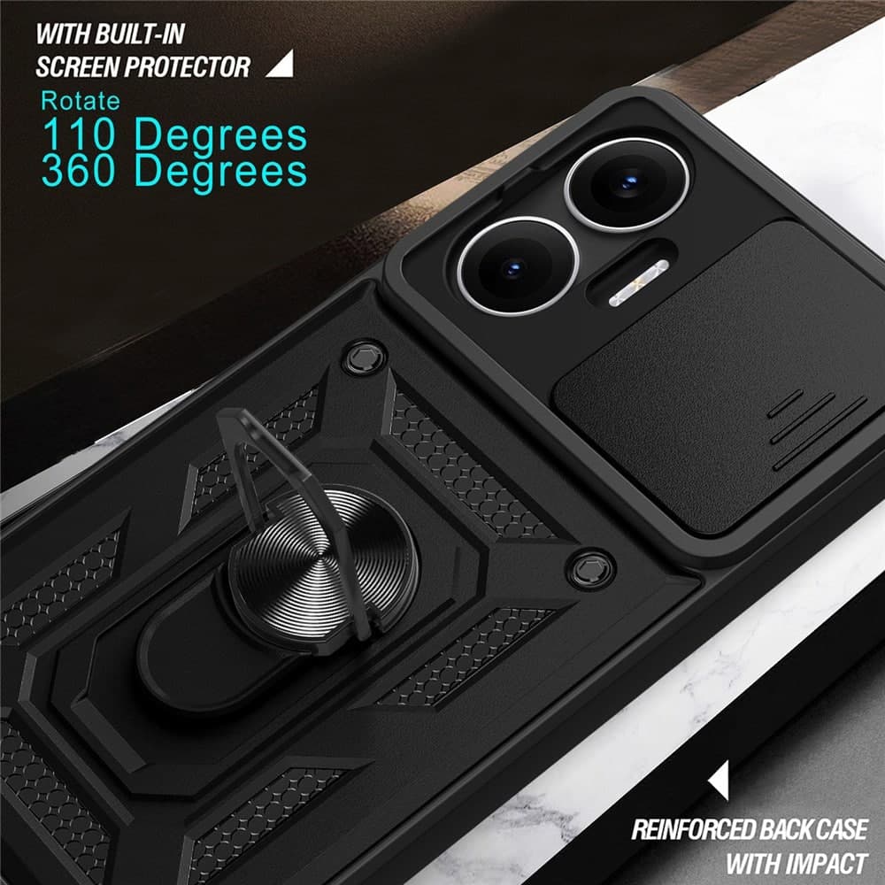 Techsuit CamShield Series - θήκη για Xiaomi Poco F7 - Μαύρο 3