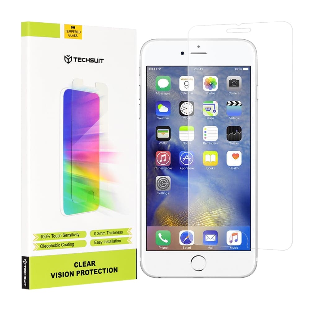 Techsuit - Διαυγές Προστατευτικό Γυαλί - iPhone 6 Plus/ 6s Plus - Διάφανο