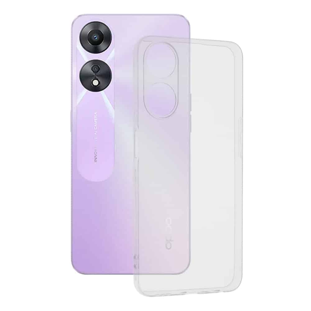 Techsuit Clear Silicone - θήκη για Oppo A58 5G / A78 - Διάφανο