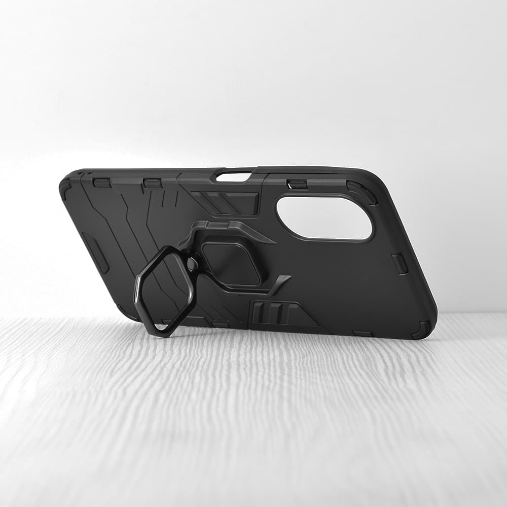 Techsuit Silicone Shield - θήκη για Oppo A58 5G / A78 - Μαύρο 2