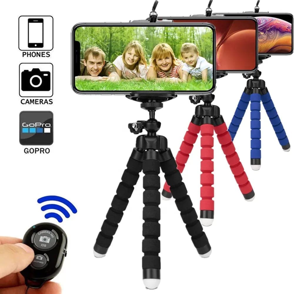 Techsuit - Bluetooth Remote Control (RMC-01) - for Selfie, iOS 360° Camera, Android, CR2032 Battery - Black 8