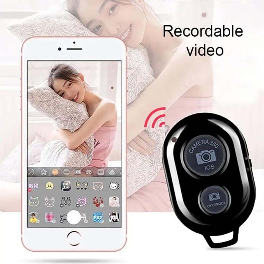 Techsuit - Bluetooth Remote Control (RMC-01) - for Selfie, iOS 360° Camera, Android, CR2032 Battery - Black 9
