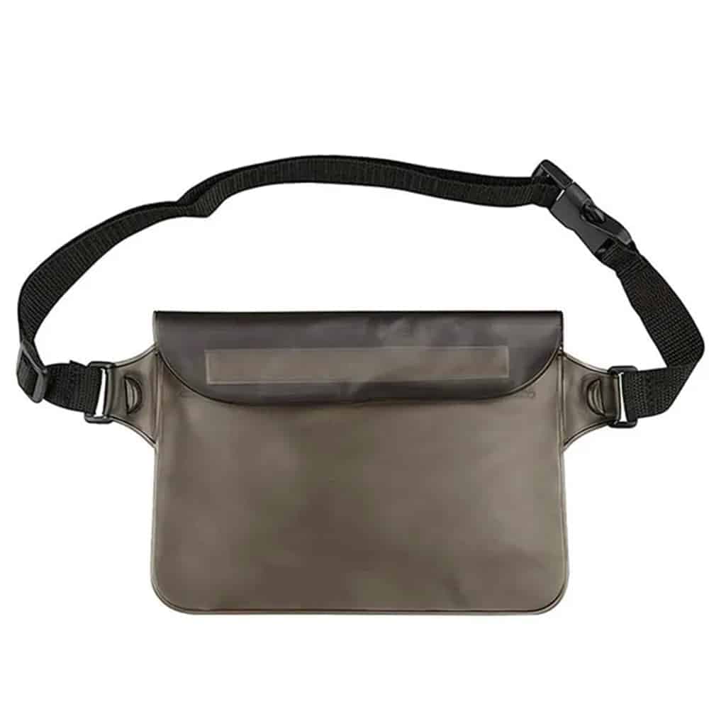 Techsuit - Waterproof Pouch - Universal Silicone Big Bag for Accessories - Black 2